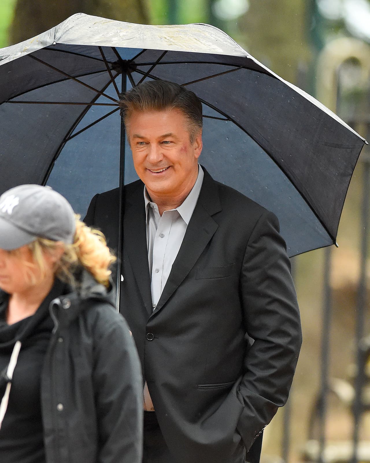 Se le vio de muy buen humor.