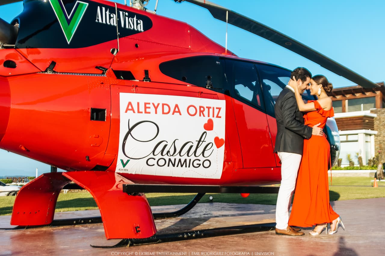 Así fue la propuesta de matrimonio a Aleyda Ortiz