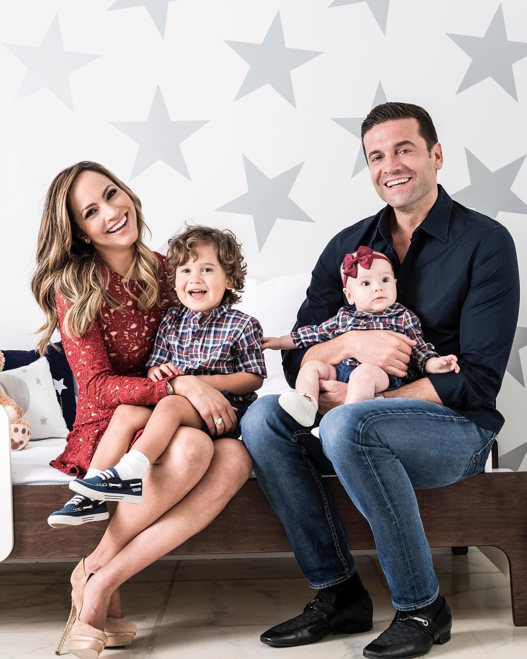 Las imágenes de Satcha Pretto demuestran la gran felicidad con la que vive estas fechas especiales.