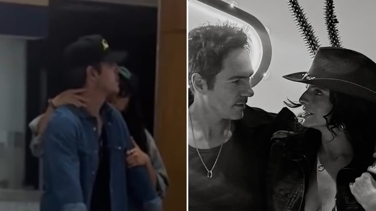 Cachan a Aislinn Derbez y Mauricio Ochmann muy cariñosos y avivan rumores sobre reconciliación