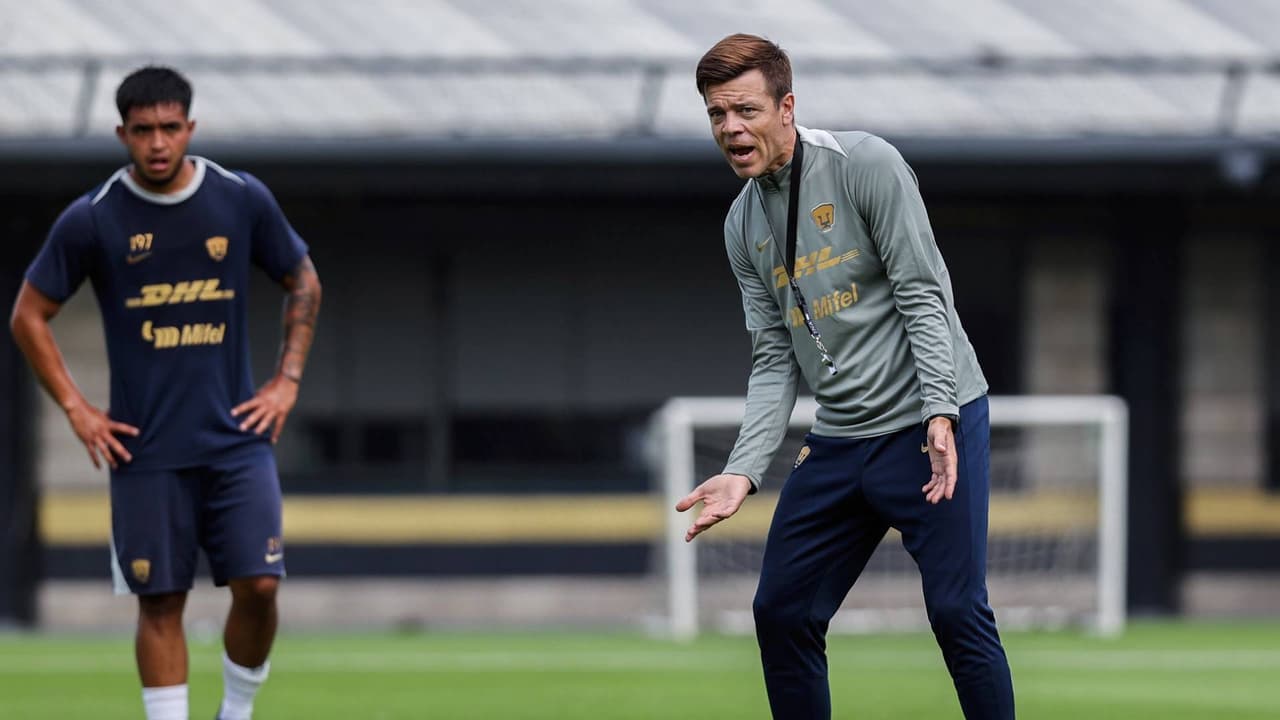 Esteban Solari dirigió primer entrenamiento con Pumas rumbo al Apertura 2026