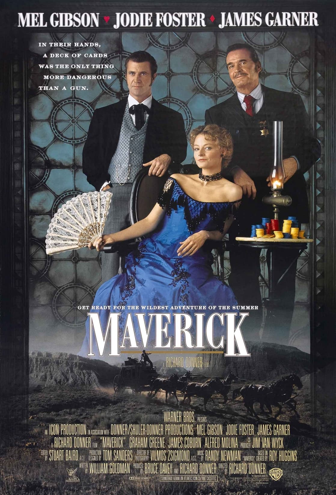 “Maverick” es una de comedia del oeste, de 1994, dirigida por Richard Donner, escrita por William Goldman y protagonizada por Mel Gibson, Jodie Foster y James Garner. Basada en la serie de televisión de 1957-1962 del mismo nombre. Partes de la película se rodaron en el Lago Powell y en Warm Creek, Utah. Otros lugares de rodaje son Lee's Ferry y Marble Canyon, en Arizona; Lone Pine, Manzanar, Big Pine y el Parque Nacional de Yosemite, California, y el Columbia River Gorge, en Oregón.