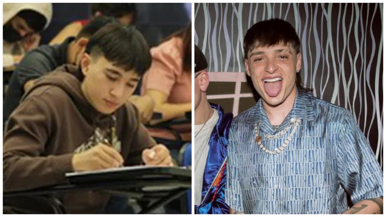 Internautas encuentran a "gemelo perdido" de Peso Pluma e impacta su parecido: "futuro médico"