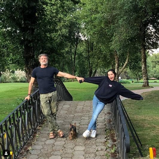 El actor compartió las fotografías de este paseo familiar a través de Instagram, el pasado 26 de marzo.