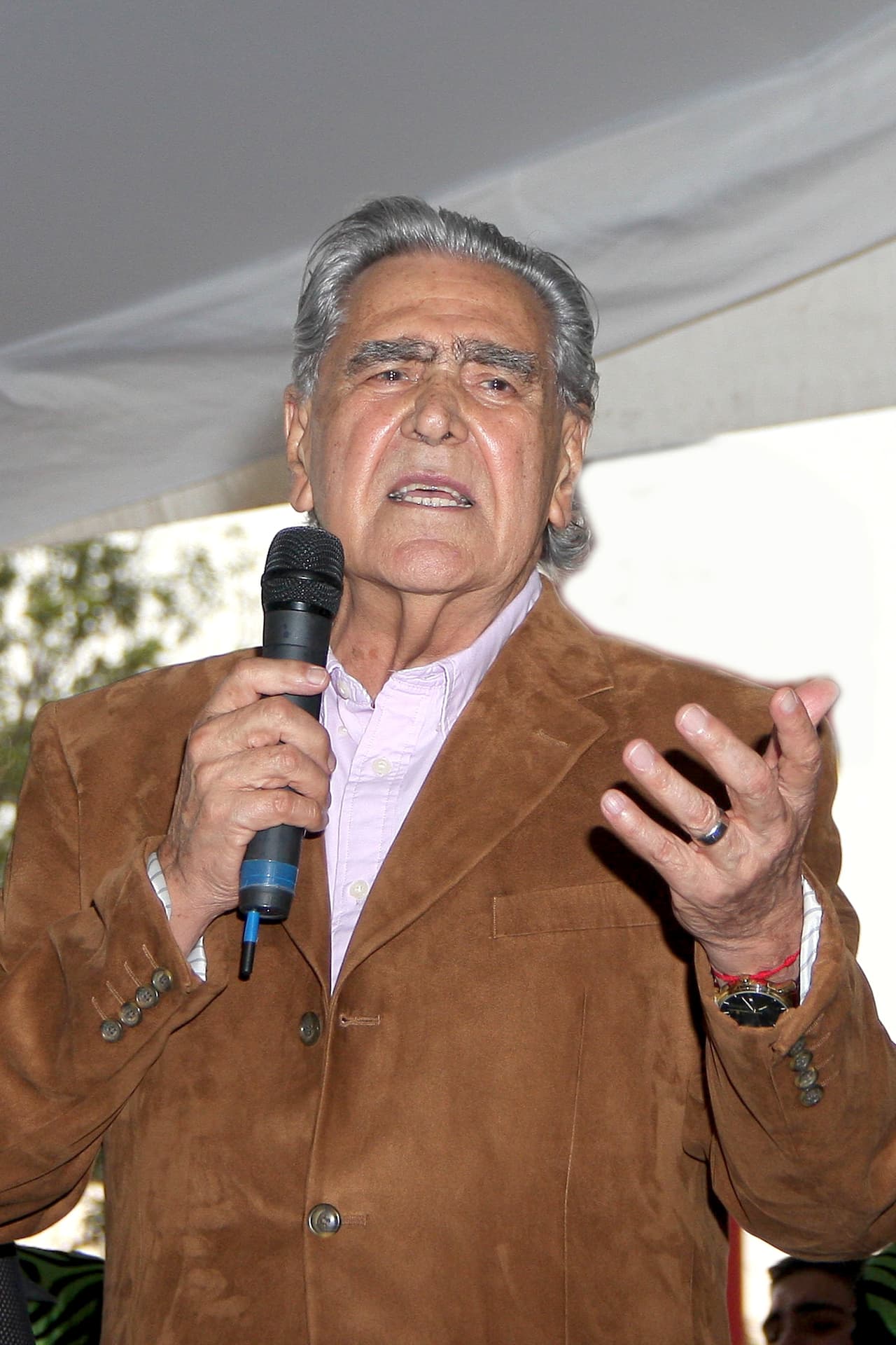 "
<b>Me caí en un escalón, no lo vi y me caí</b>. Fue en casa de Verónica que fui a saludarla, fui a visitarla, y ya conozco muy bien su casa, pero se me olvidó, me distraje", reveló del Castillo en el programa 'Todo para la mujer'. "No perdí el sentido ni vi luces ni nada. Todo me checaron: radiografías en la cabeza, en el cráneo", agregó el actor.