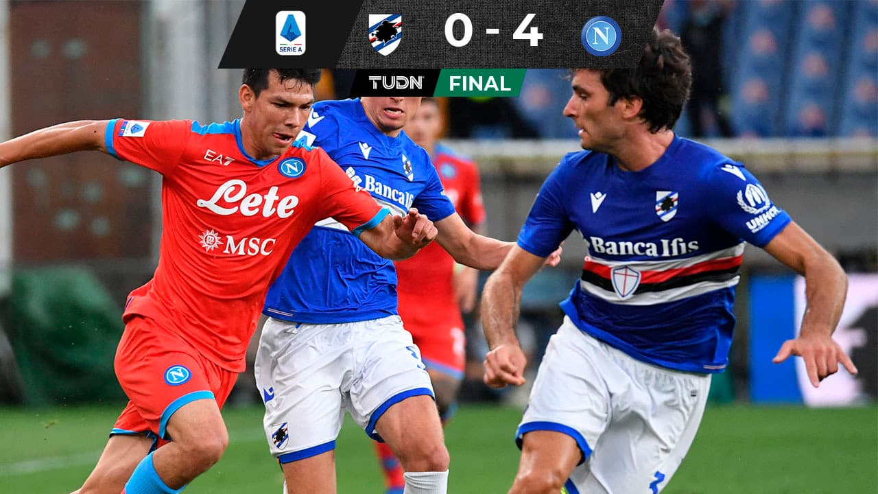 Lozano se luce con dos asistencias para el triunfo del Napoli