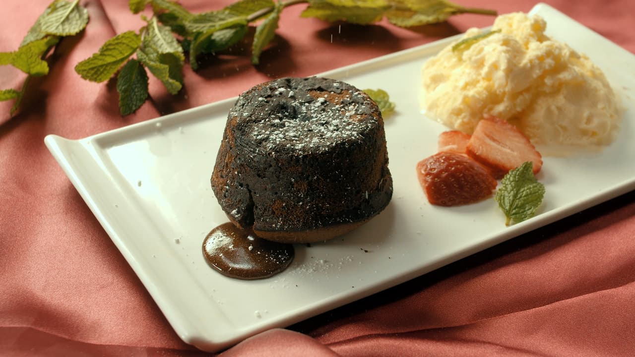 Volcán de chocolate