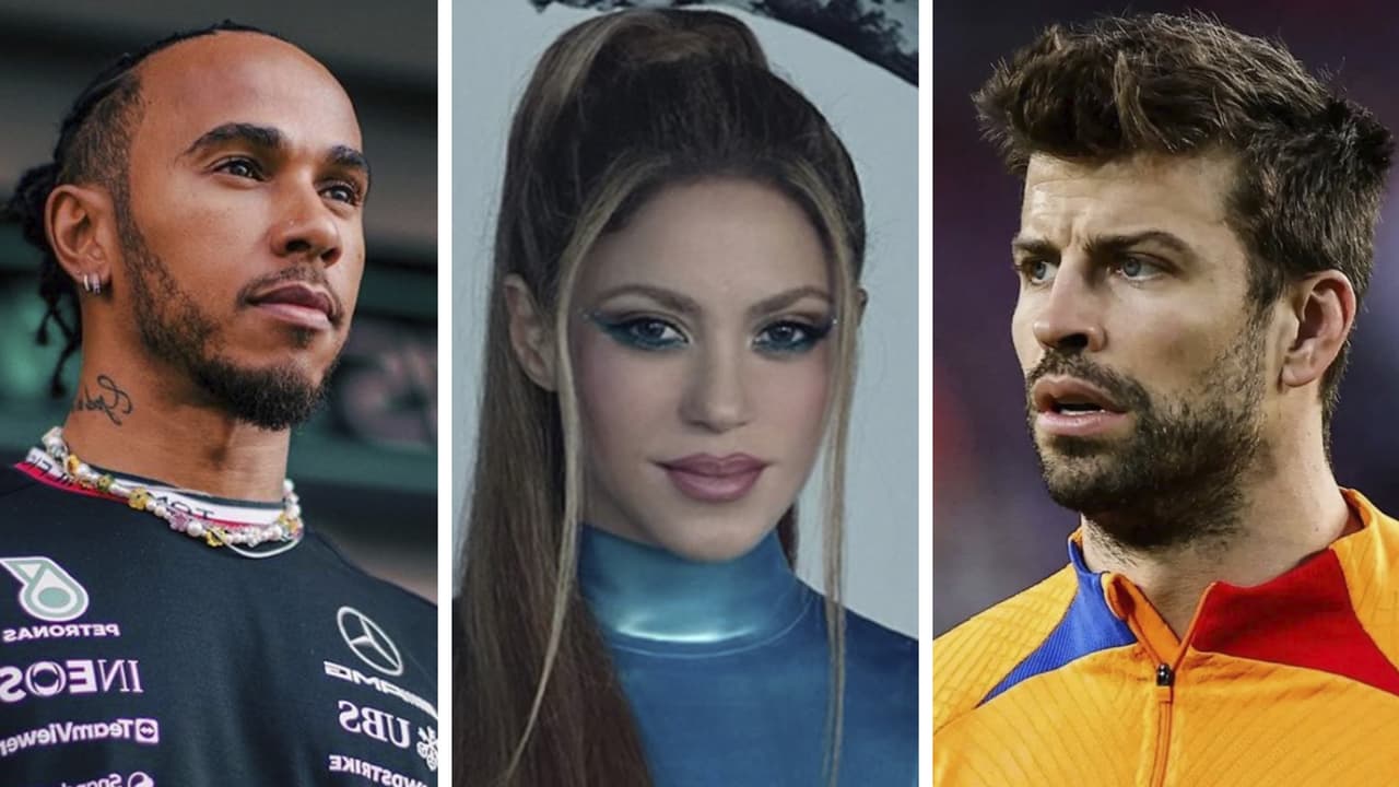 La reacción de Piqué cuando le mencionan a Lewis Hamilton: su cara lo dice todo