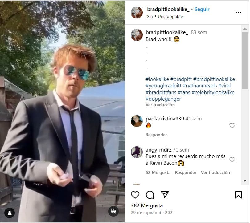 El doble de Brad Pitt
