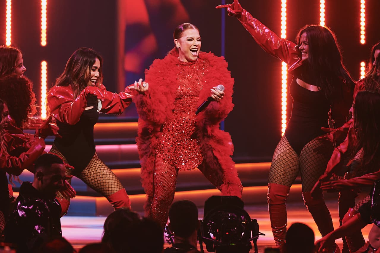 Olga Tañón en Premio Lo Nuestro 2024.