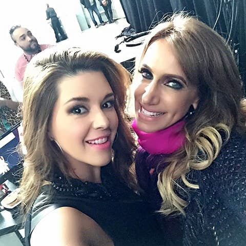 Y tampoco dudó en tomarse la foto del recuerdo con sus amigas.