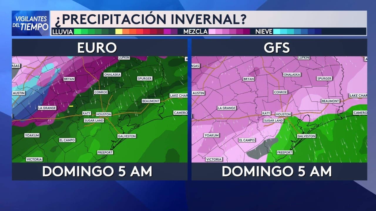 Houston vigila la llegada de aire ártico; ¿habrá o no lluvia helada?