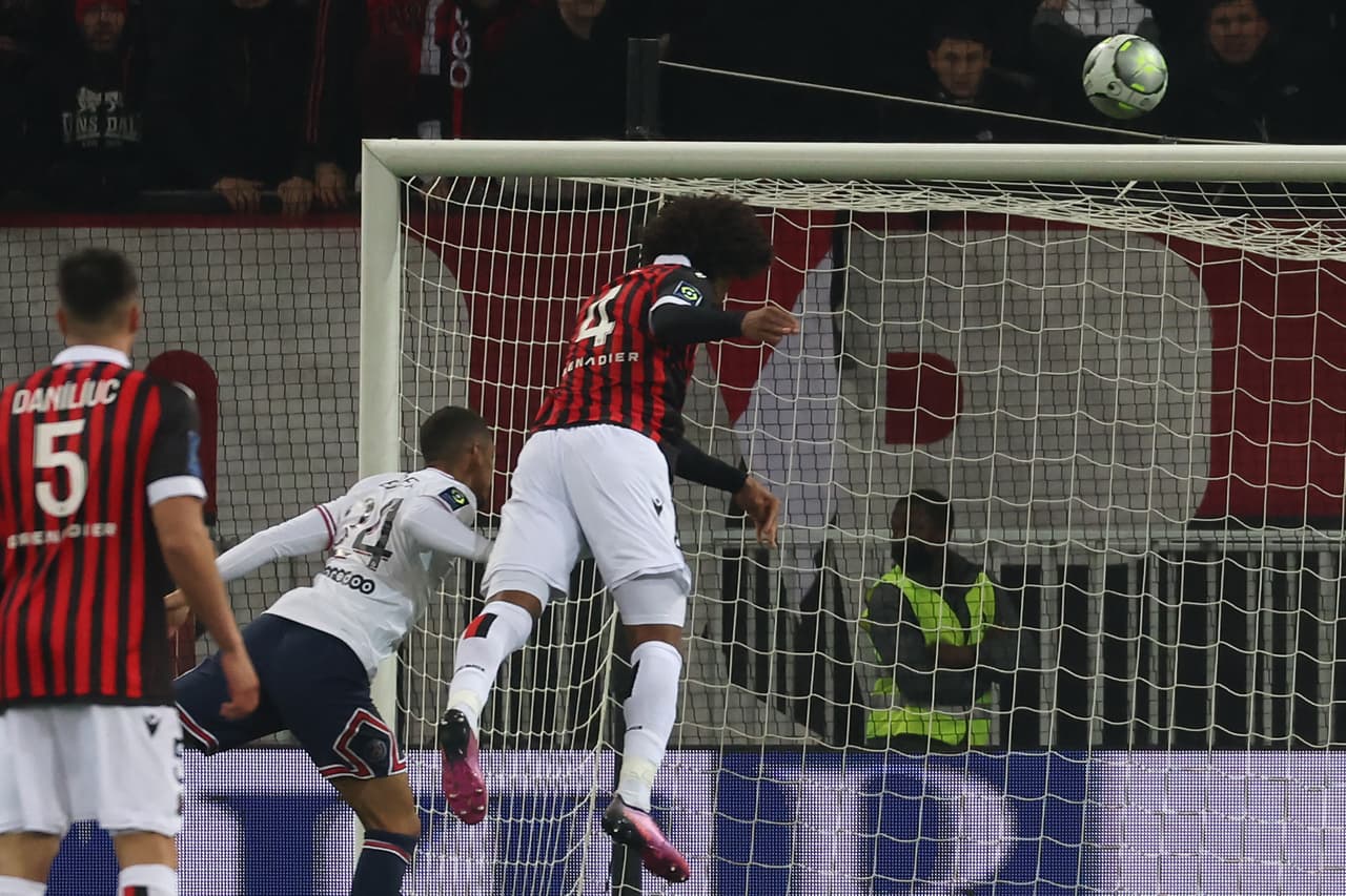 Nice derrotó por la mínima al Paris Saint-Germain que llegará herido al juego de Champions contra el Real Madrid.