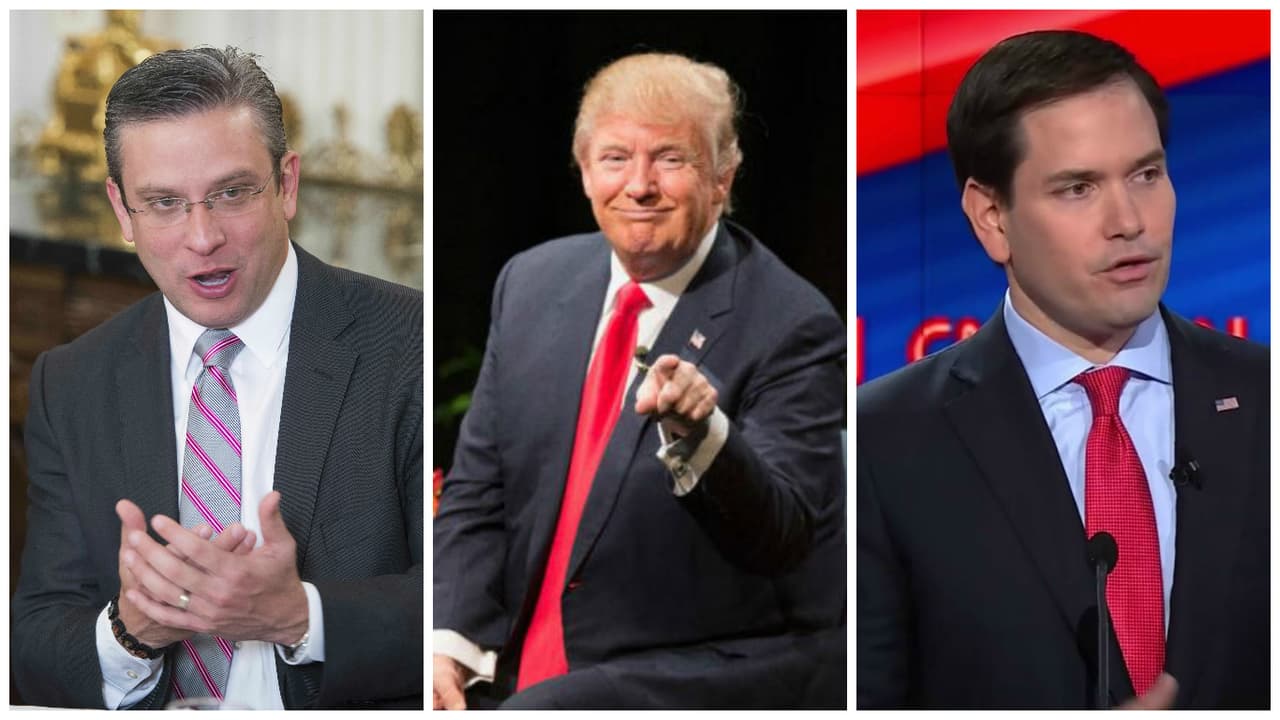 Aprovecha Trump expresiones de García Padilla sobre Rubio