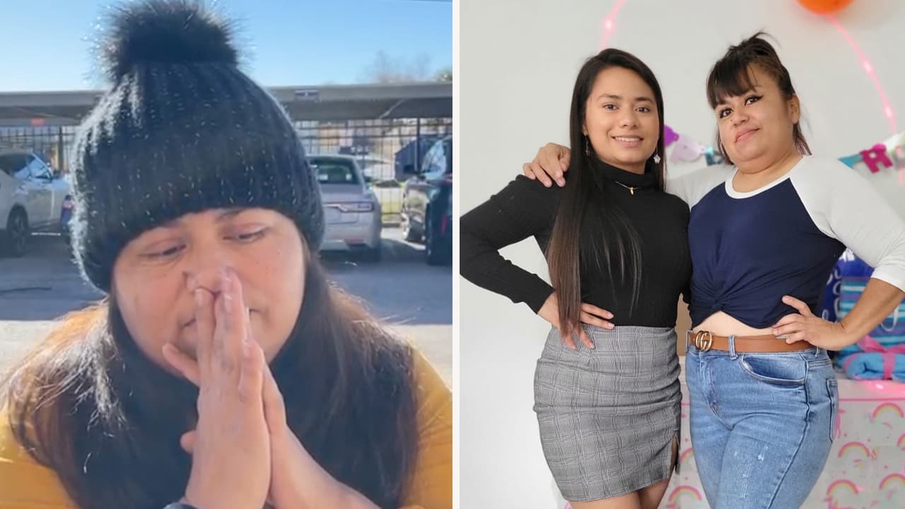 <b><a href="https://www.univision.com/local/houston-kxln/asesinato-anggy-diaz-decapitar-dania-diaz-jared-dicus-houston" target="_blank">Dania Díaz, la madre biológica de Anggy Díaz,</a></b> dijo a 
<i>Univision 45 </i>que estaba pidiendo a Dios por sus cuatro hijos cuando recibió la noticia de que la mayor había sido asesinada.