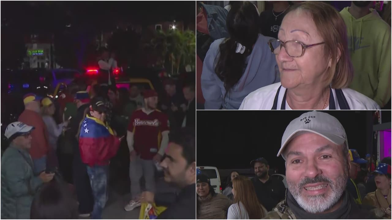 "Es un día histórico": Venezolanos en Miami reaccionan a la captura de Nicolás Maduro