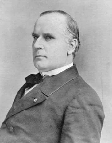 #25 - William McKinley. Mandato desde 4 de marzo de 1897, hasta 14 de septiembre de 1901.