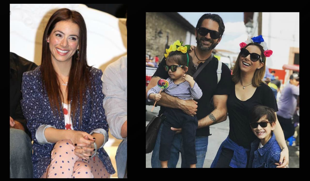 Claudia Lizadi y su familia.