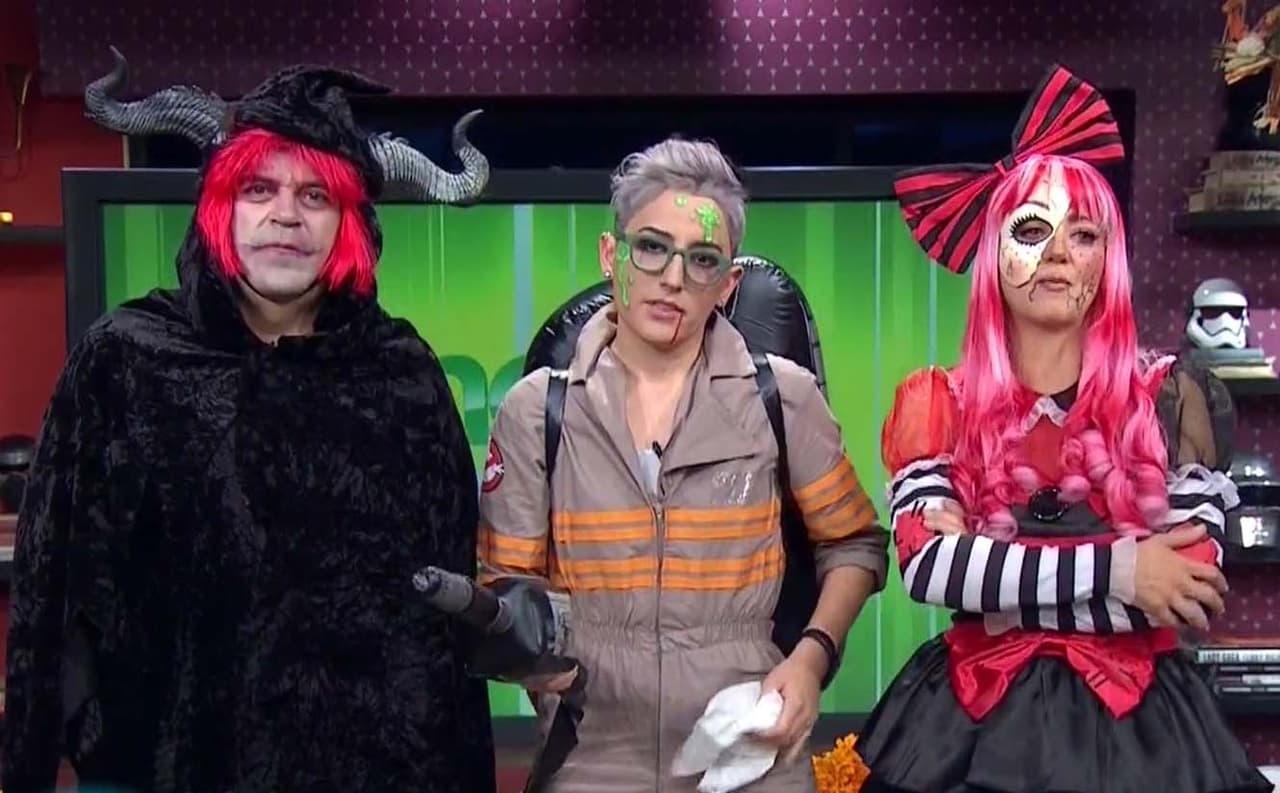 Maca Carriedo causó revuelo con su difraz de la película de los Cazafantasmas.