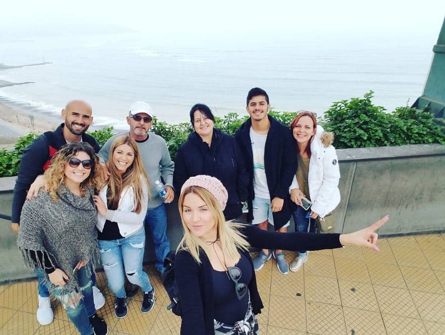 Los 'selfies' no podían faltar. Today's vibe #Miraflores #PeruNosLlama #familytrip