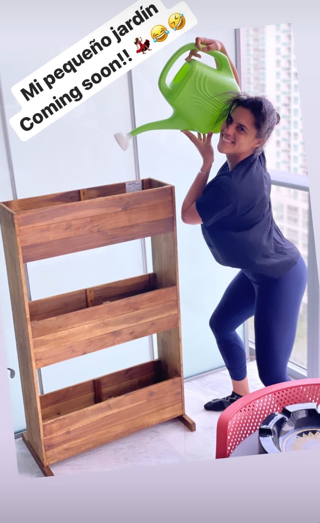 Pero no todo fue romance, la presentadora dominicana dio a conocer que tiene un proyecto en puerta durante la pandemia.