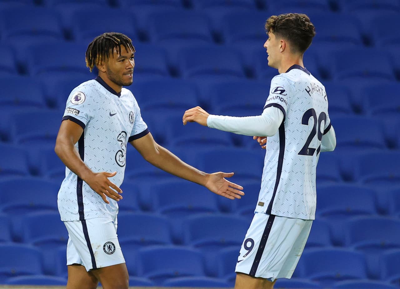 Havertz ha realizado gran trabajo defensivo.