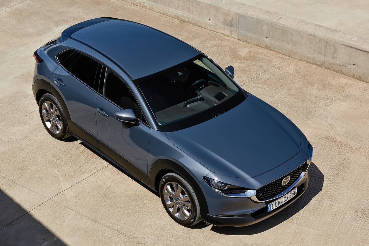 <h3 class="cms-H3-H3">Categoría - SUV pequeñas</h3>
<br>
<br>
<b>Fabricante: </b>Mazda
<br>
<b>Modelo: </b>CX-30 (fabricados después de septiembre 2020)
<br>