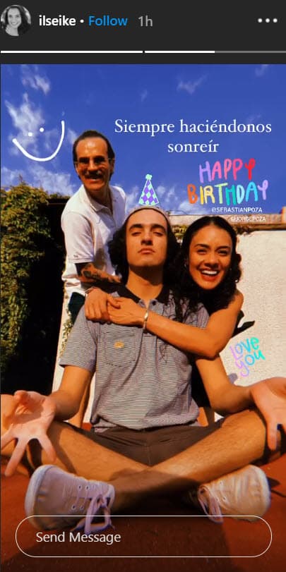 <b>Ilse</b> compartió una fotografía en su cuenta de Instagram donde aparecen los tres para recalcar que siempre los hace sonreír.
<br>