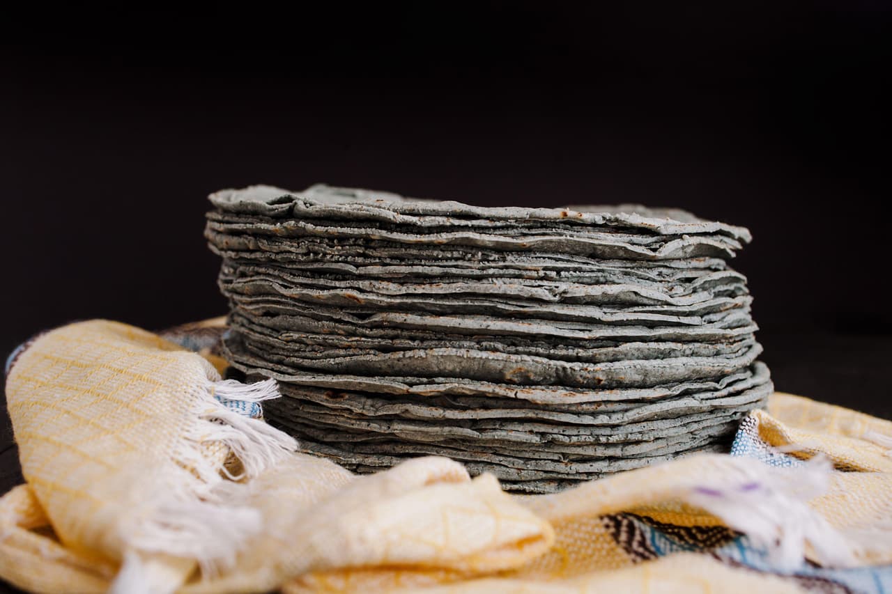 Tortillas azules