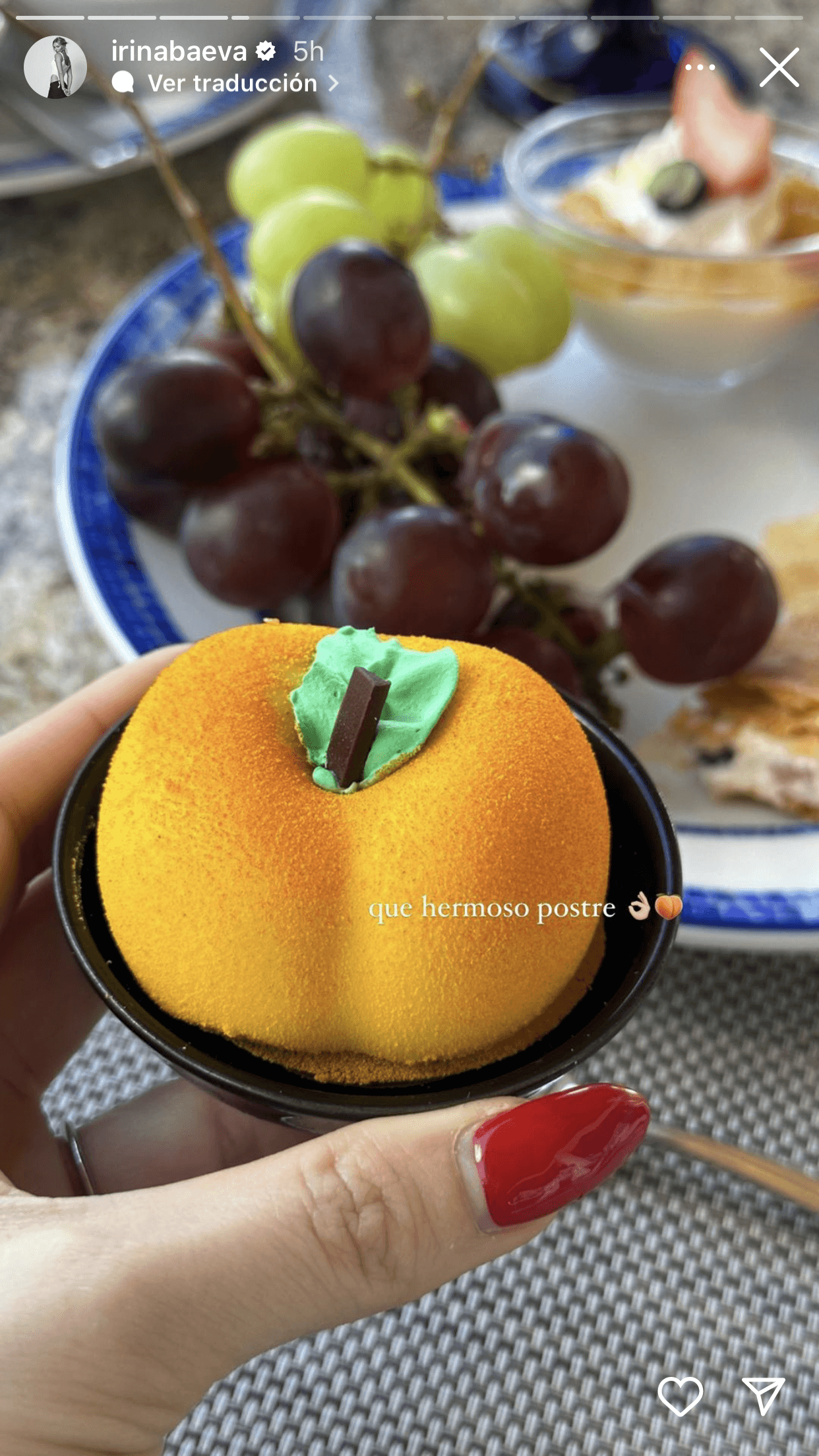 Ha compartido algunos de los platillos que ha degustado.
<br>