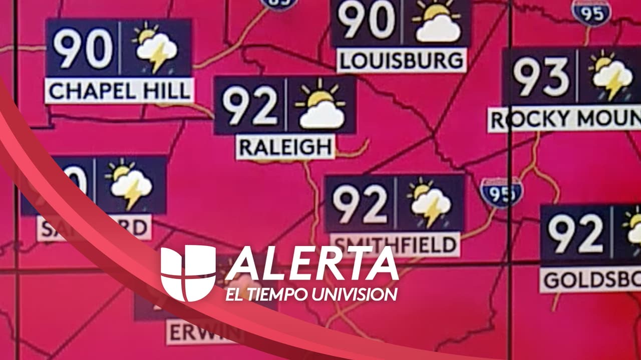 Calor y probabilidad de tormentas el martes en Carolina del Norte, pero las temperaturas seguirán en aumento