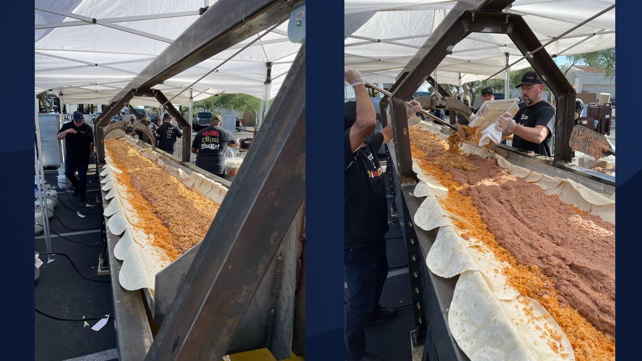 La chimichanga que se hizo el sábado
<b>era 3,750% más larga que la versión regular</b> de Macayo’s, detalla el comunicado de
<a href="https://twitter.com/MacayosMex/status/1443259406062325763" target="_blank">Macayo’s Mexican Food</a>.