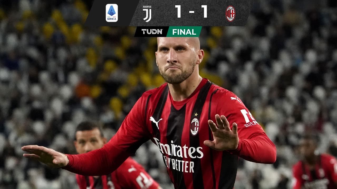 Juventus empata con Milan y se estanca en la zona de descenso