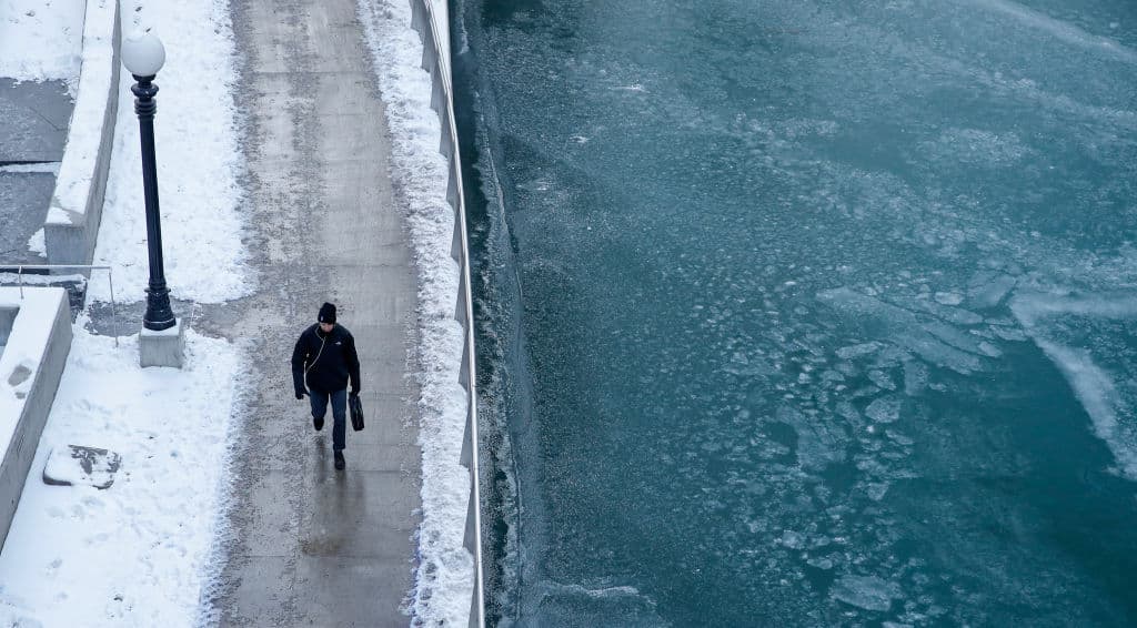 Temperaturas congelantes en el centro de Estados Unidos - Chicago