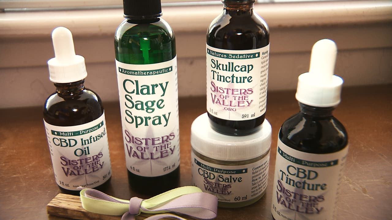 Productos fabricados por la empresa Sisters of the Valley, que en 2016 facturará un millón de dólares.