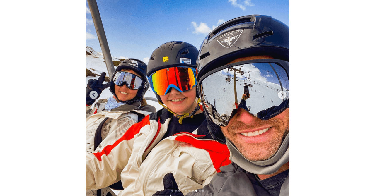 Sebastián Rulli con su hijo y Angelique Boyer