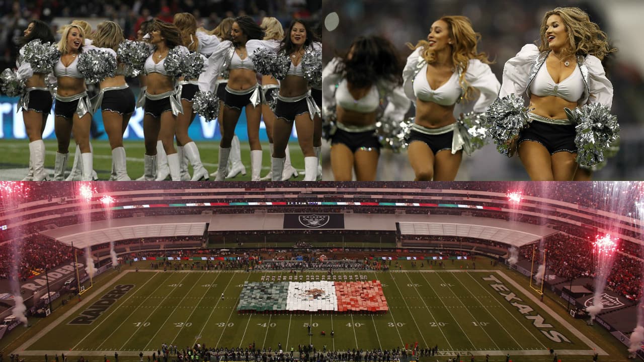 La jornada histórica tuvo un espectáculo especial para los asistentes al estadio Azteca para el partido entre los Okland Raiders y los Houston Texans por la NFL.
