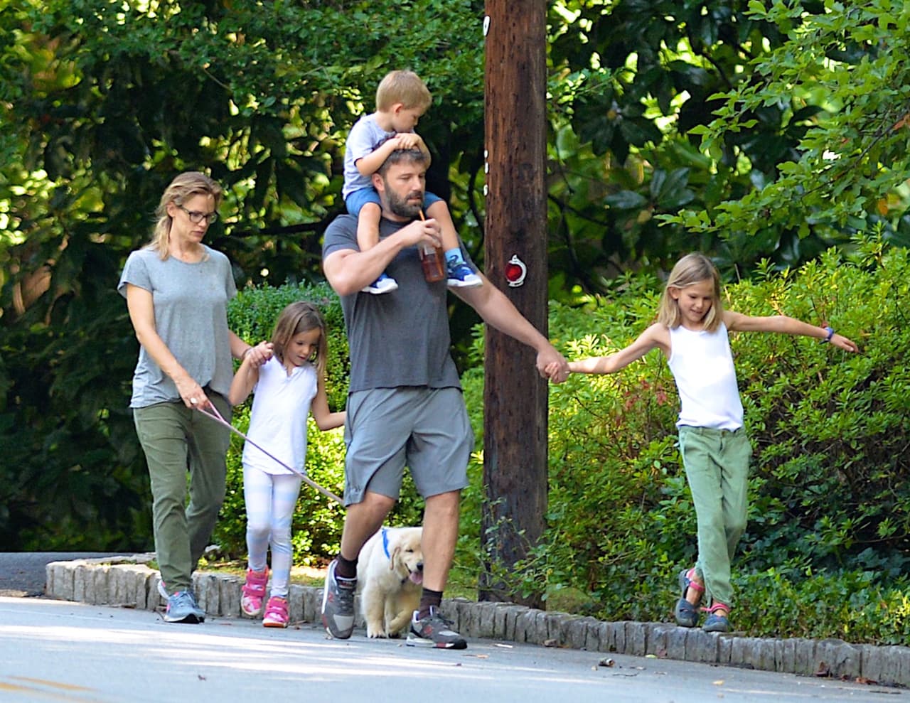 Ben Affleck está de vuelta con su familia.