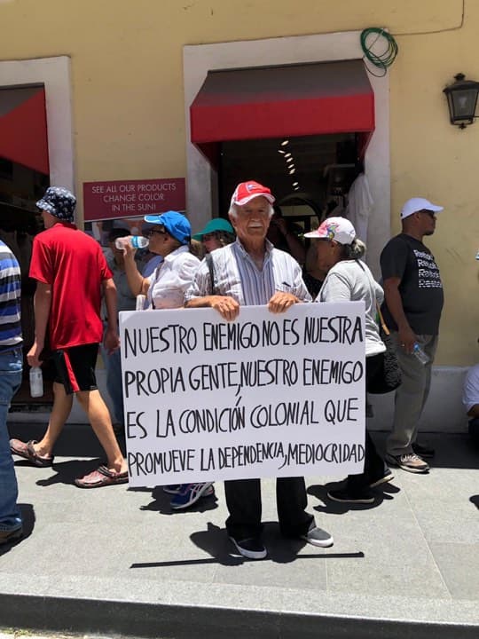 Personas de todas las edades se han hecho sentir en las manifestaciones de Puerto Rico.