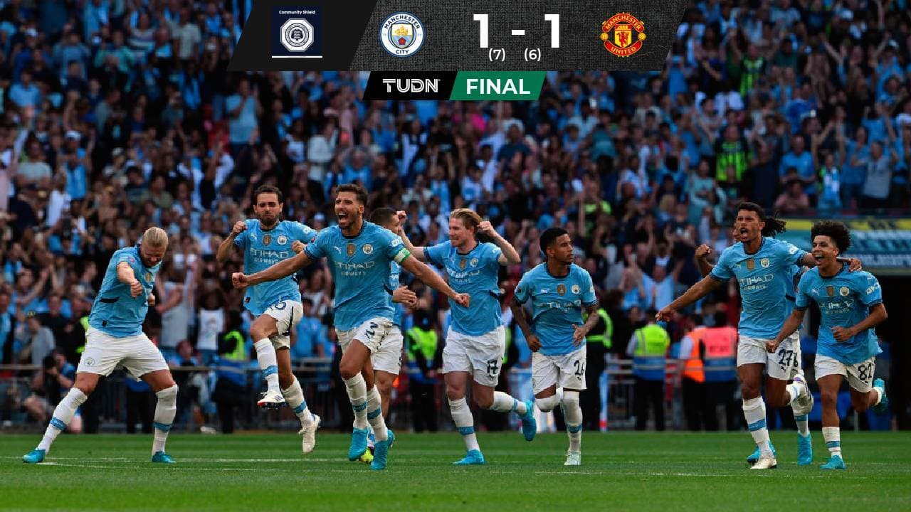El City vence al United en clásico de Manchester y gana la Community Shield