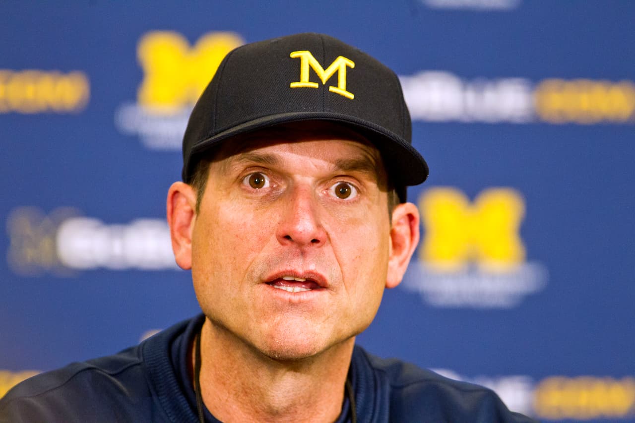 Jim Harbaugh alguna vez entrenó con equipamento completo con los 49ers