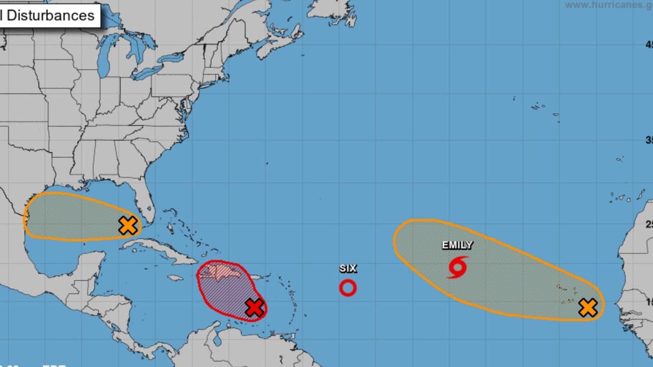 Se forma la tormenta tropical Emily: ¿Llegará a Florida?