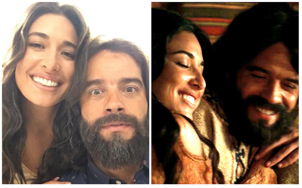 Guilherme Winter y Giselle Itié son pareja dentro y fuera de 'Los diez mandamientos'