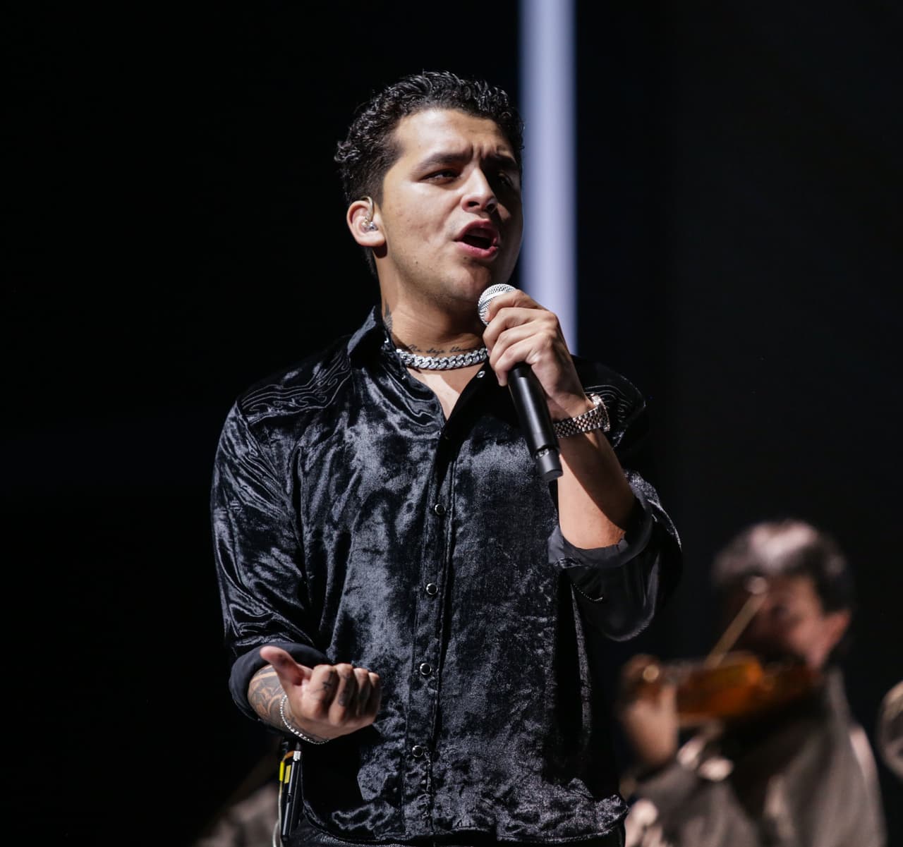 El mexicano Christian Nodal es otro de los artistas que ya ensayó para la gran noche de Premio Lo Nuestro.
<br>