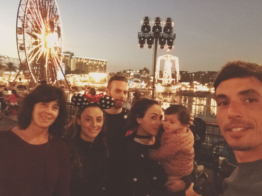 Leonora Sisto, madre de los hermanos Vega, también estuvo presente en el viaje.
<br>