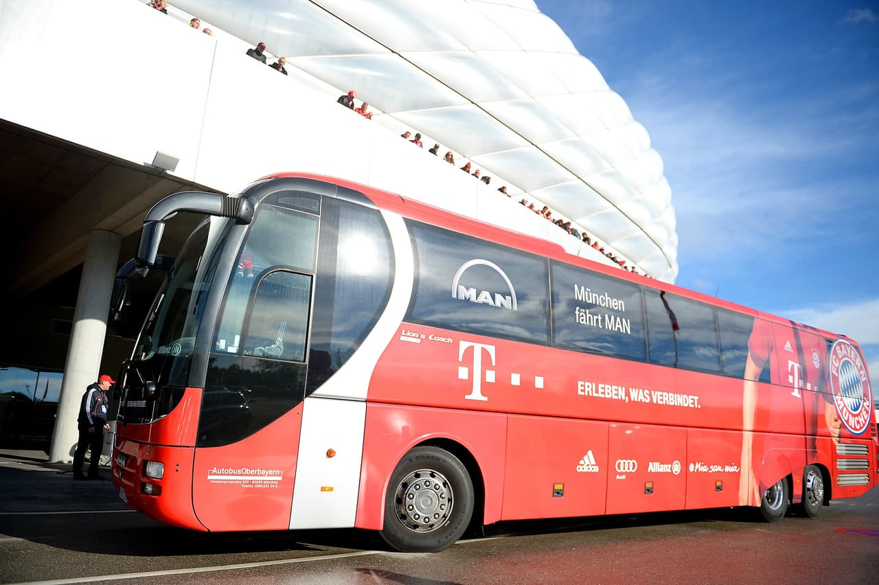 El autobús del Bayern Munich.