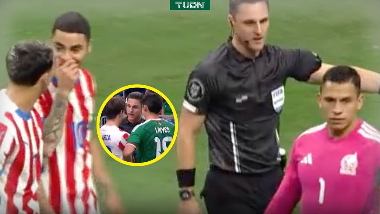 ¡Anulan el primer gol de Paraguay tras grosera falla en la defensa mexicana!