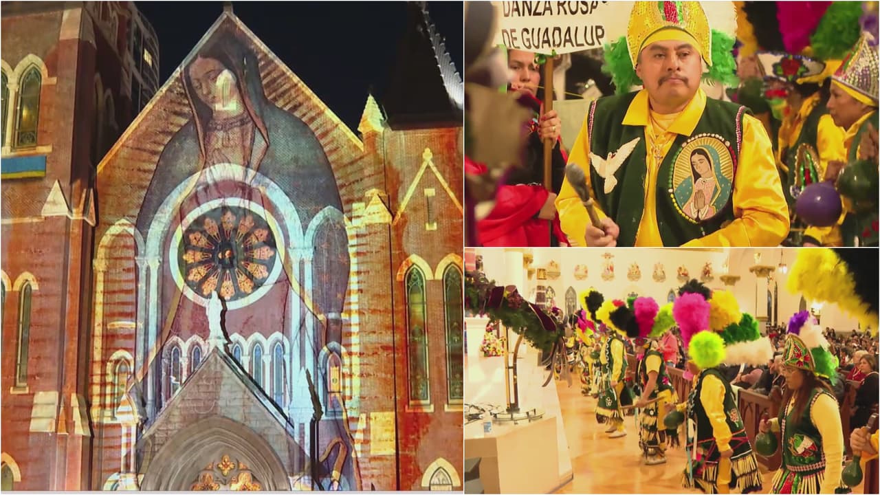 Cientos de creyentes celebran a la Virgen de Guadalupe en Dallas