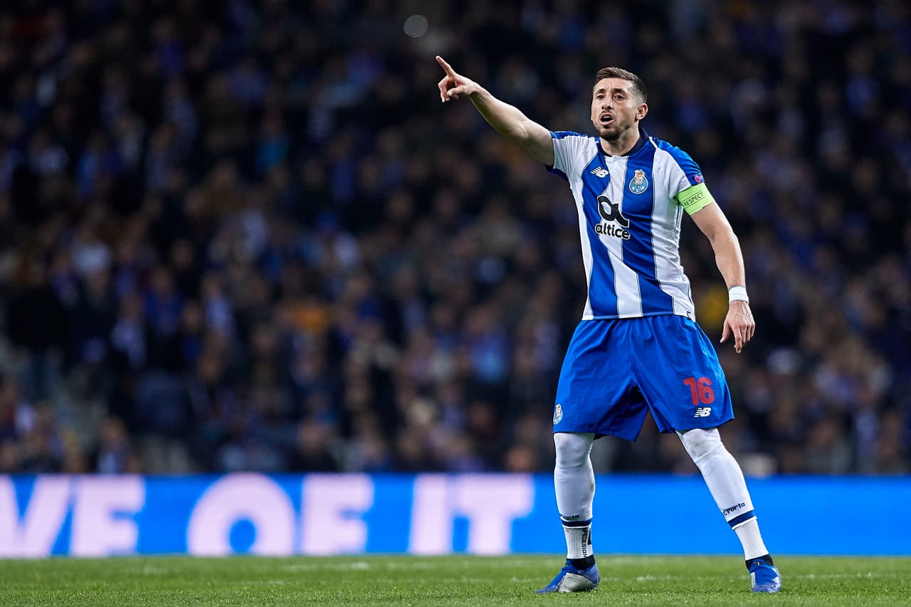 Héctor Herrera: ante el equipo italiano HH también tuvo un buen juego, de mucho sacrificio, y estaría de titula runa vez más ante el Feirense para buscar recuperar el liderato.