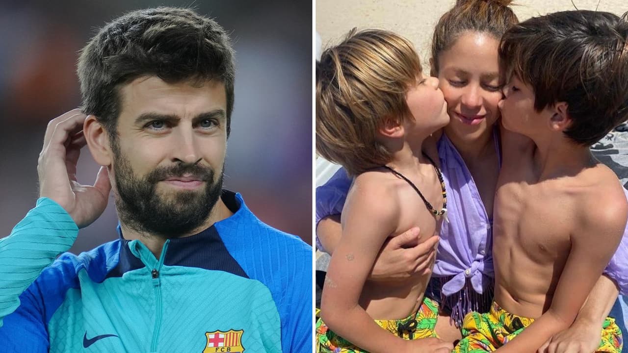 Piqué espera a sus hijos “bajo la lluvia” afuera de la casa de Shakira tras su viaje con Clara Chía
